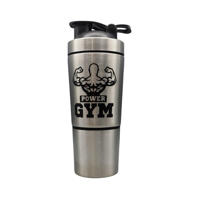 شیکر دو تیکه استیل پاور جیم مدل Easter ظرفیت ۰.۶ لیتر