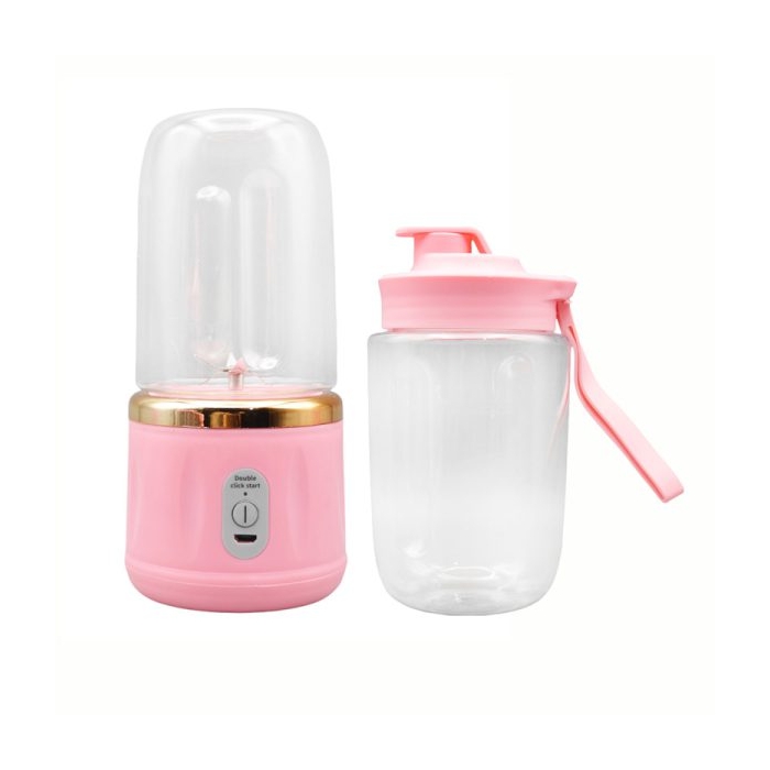 مینی مخلوط کن شارژی مولتی فانکشن شش تیغه مدل HP-22 ظرفیت ۰.۴ لیتر بهمراه قمقمه