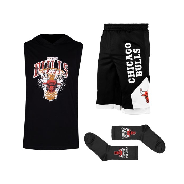 پکیج ست ورزشی مردانه شیکاگو بولز یونا مدل GS-9298