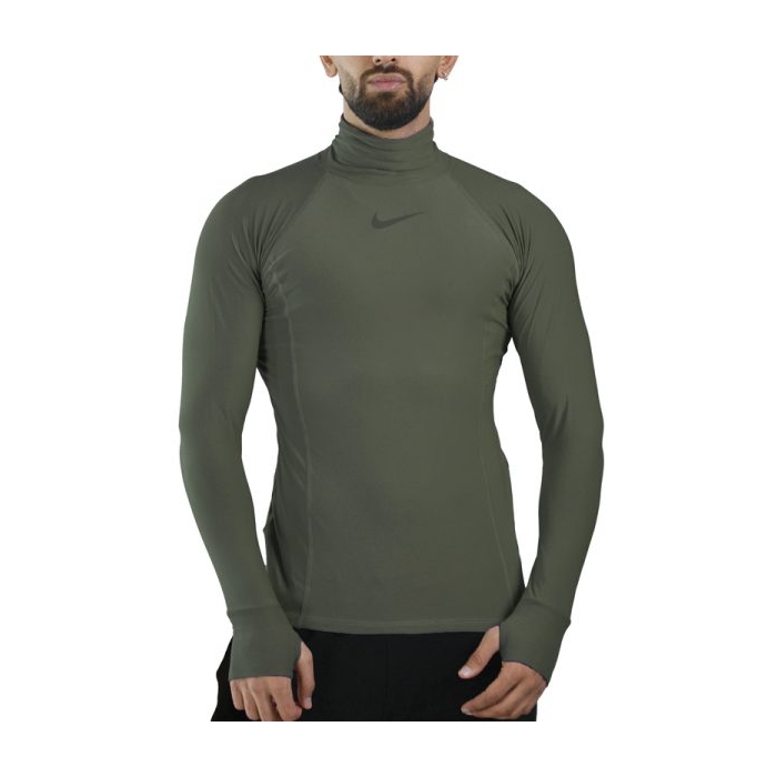 بلوز یقه اسکی ورزشی مردانه نایک مدل mub-8910 یشمی