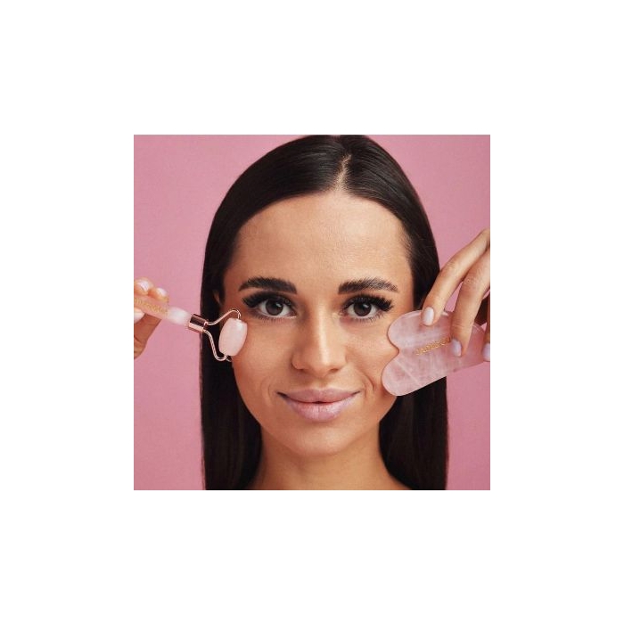 جیدرولر و سنگ گواشا صورتی