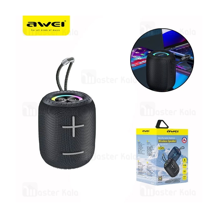 اسپیکر بلوتوث اوی Awei Y526 توان 6 وات رم و فلش خور