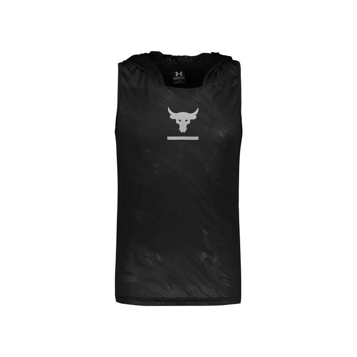 رکابی ورزشی مردانه آندرآرمور چریکی کلاه‌دار مشکی