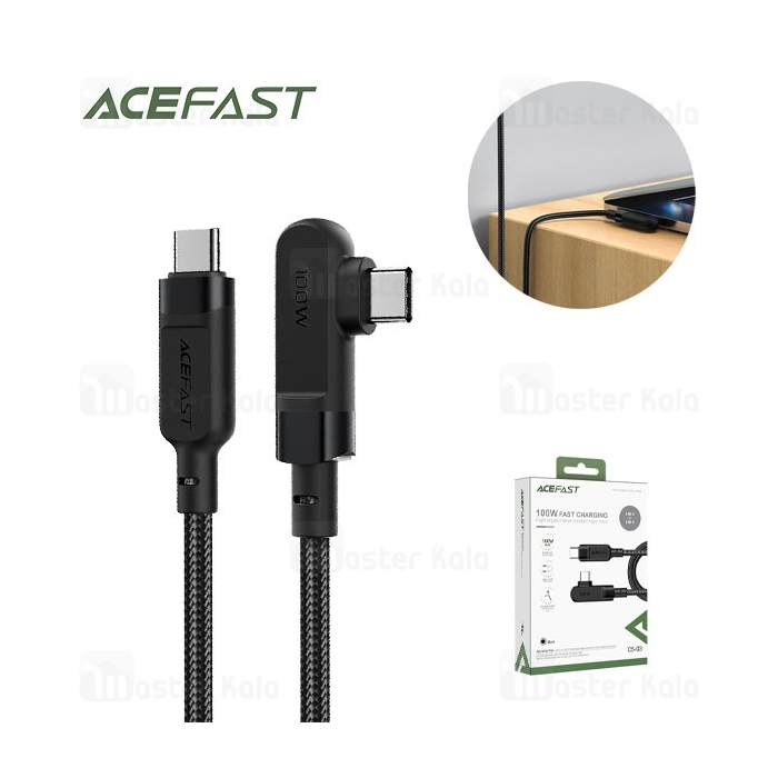 کابل Type-C به Type-C ایس فست ACEFAST C5-03 طول 2 متر توان 100 وات