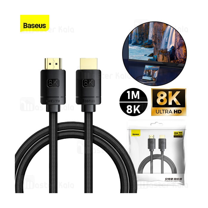 کابل HDMI بیسوس Baseus High Definition Series 8K HDMI 2.1 Cable CAKGQ-J01 طول 1 متر