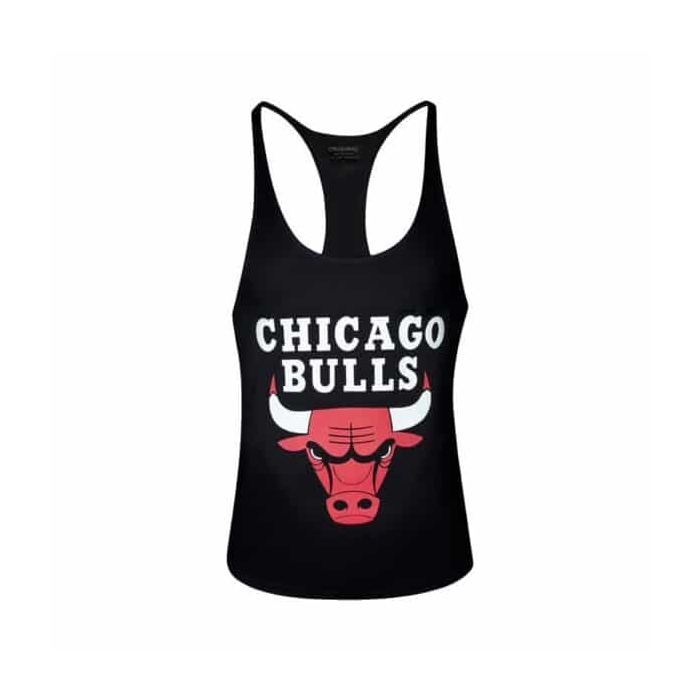 رکابی بدنسازی مردانه شیکاگو بولز مدل PY-BULLS 0303 مشکی