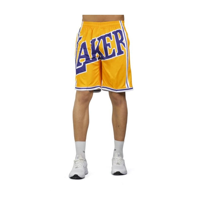 شلوارک ورزشی مردانه لیکرز مدل ۲۳۳۵ زرد