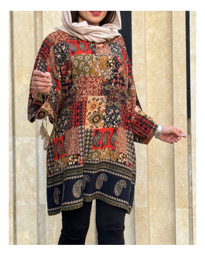 تونیک سایز بزرگ اشک طرح اندونزی 1162