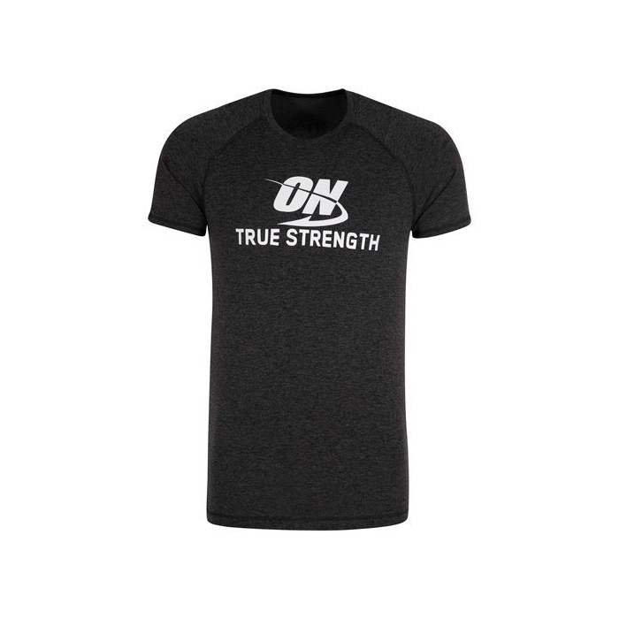 ‫تیشرت ورزشی مردانه اوپتیموم نوتریشن مدل TAK-124 زغالی