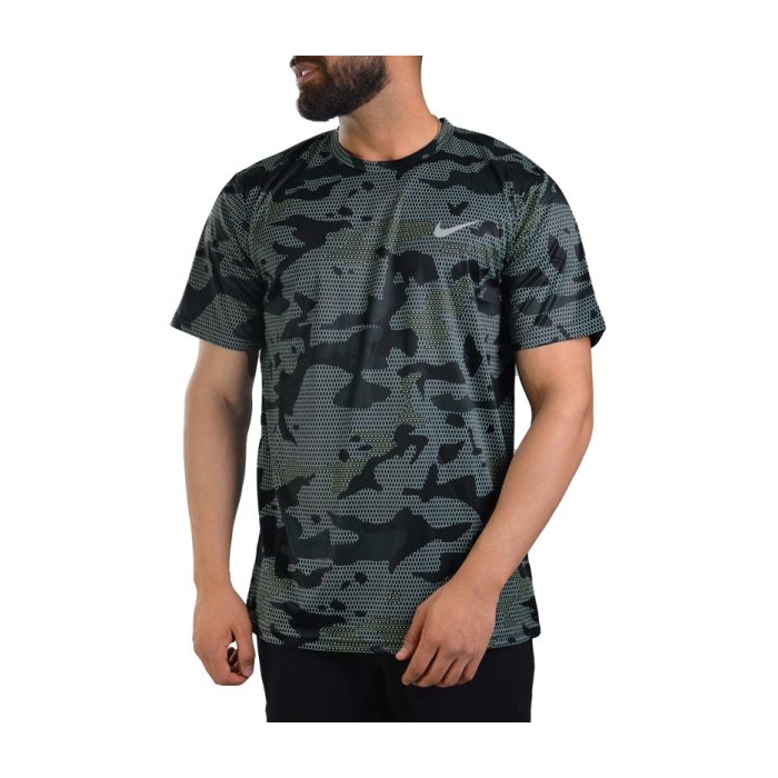 تیشرت ورزشی مردانه نایک مدل Dri Fit-2A0751 مشکی سبز