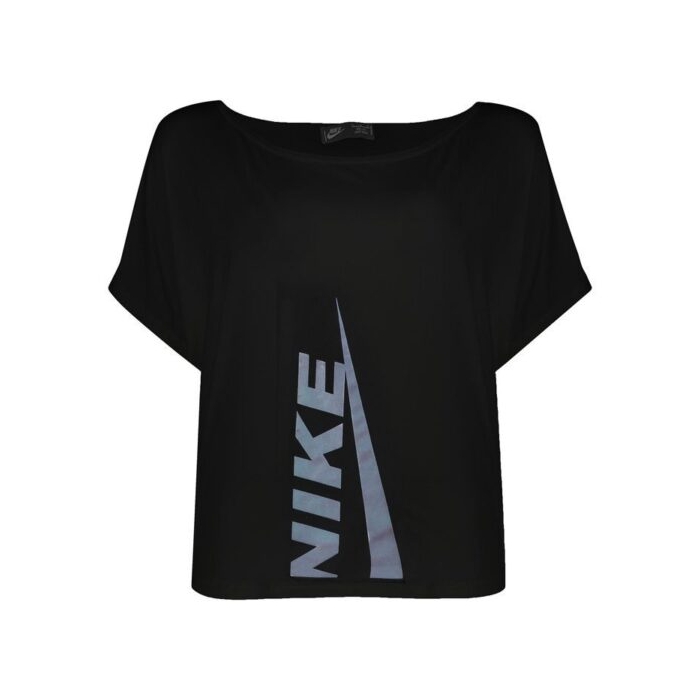 تیشرت ورزشی زنانه نایک مدل PB-Bat مشکی