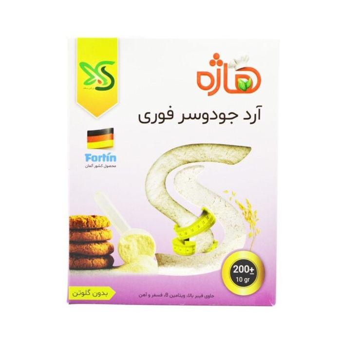 آرد جو دوسر فوری بدون گلوتن هاژه ۲۰۰ گرمی