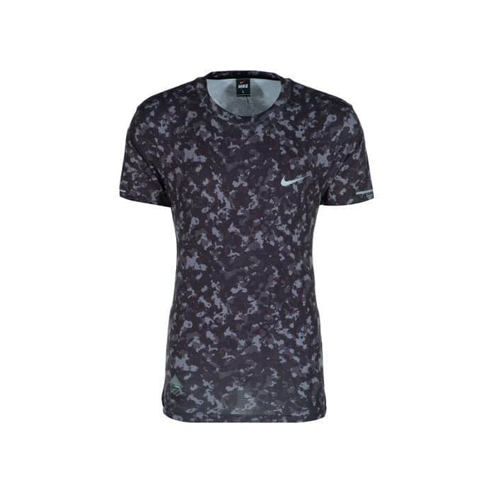 ‫تیشرت ورزشی مردانه نایک مدل MuB-213 چریکی سرمه‌ای