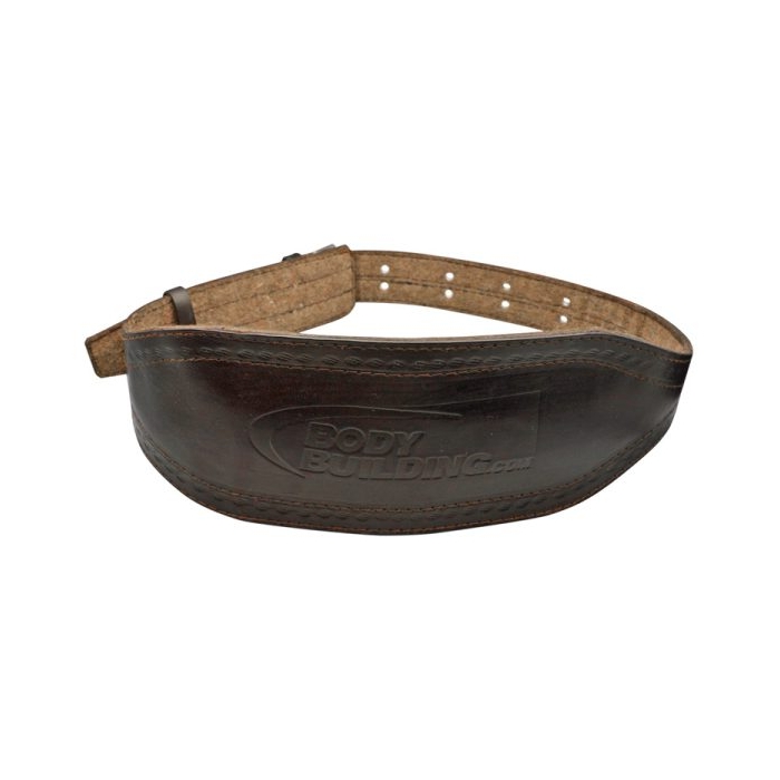 کمربند بدنسازی بادی بیلدینگ مدل Hom-402M1320 بالشت دار سگکی قهوه ای تیره
