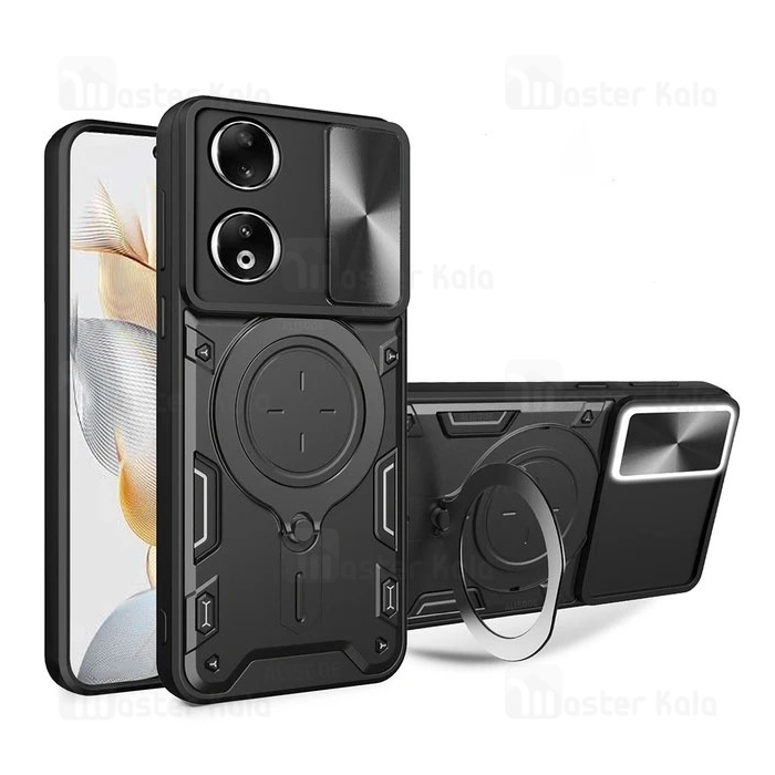 قاب ضد ضربه مگنتی آنر Honor X7b Magnetic Support Case دارای محافظ دوربین