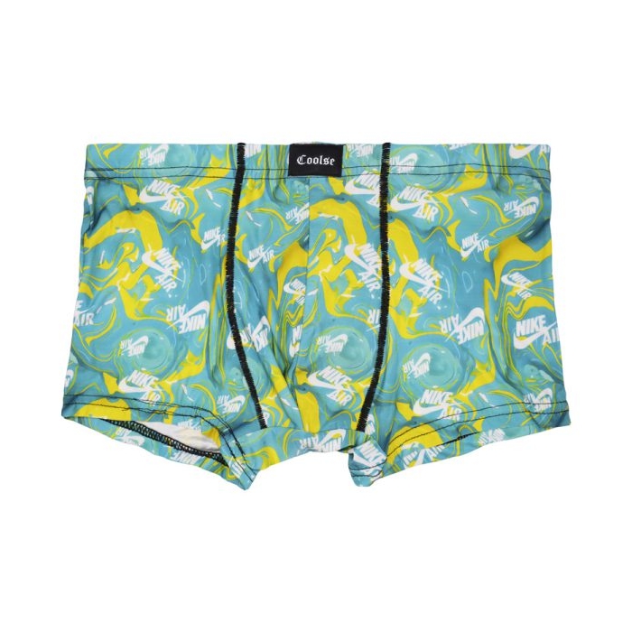 شورت پادار مردانه کولسی مدل Nike-4C0308 سبز آدامسی