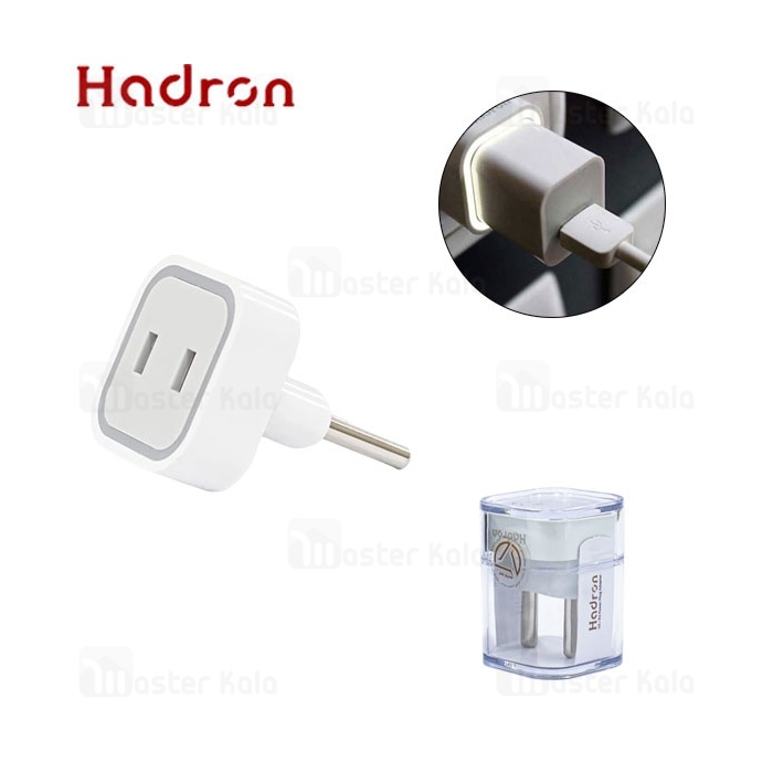 مبدل برق و محافظ هادرون Hadron A08-1 Surge Protector And Adaptor