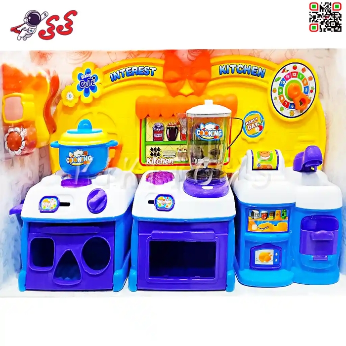 ست آشپزخانه اسباب بازی کودک موزیکال Kitchen Toy 818101