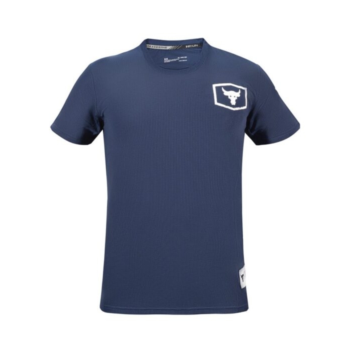 تیشرت ورزشی مردانه آندر آرمور مدل Rock-Sweat 256 سرمه ای