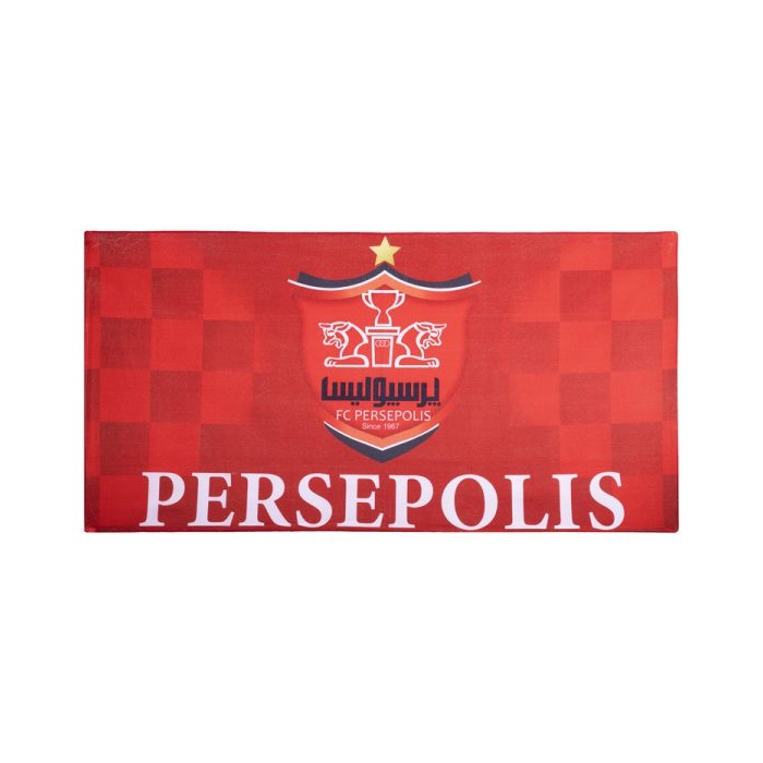 حوله ورزشی پرسپولیس مدل IMP-402M1220 ابعاد ۱۴۱ در ۷۱ سانتی متر