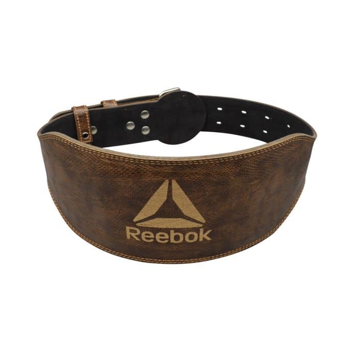 کمربند بدنسازی ریباک عرض ۶cm مدل ELM-Fitoos 402P200 سگکی قهوه ای