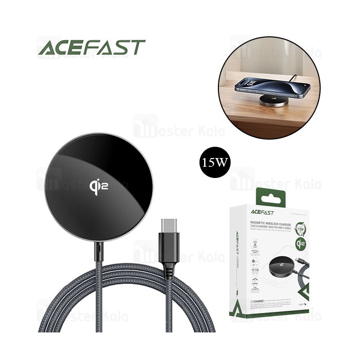 شارژر وایرلس مگ سیف ایس فست ACEFAST E24 توان 15 وات