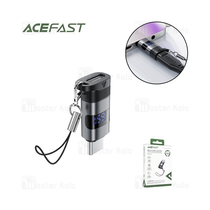 تبدیل Type-c ایس فست ACEFAST J9 Acewire Pro توان 100 وات