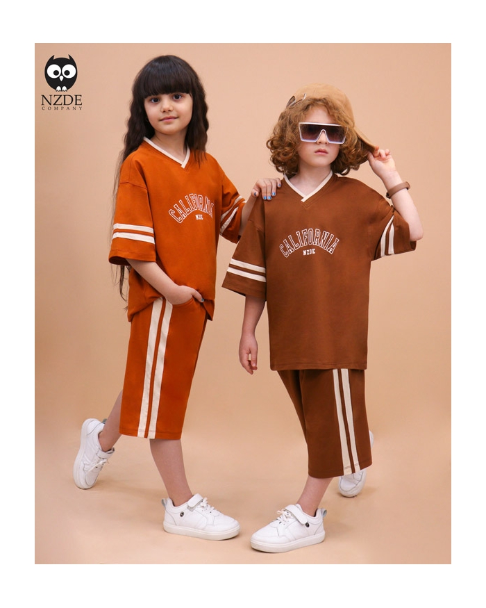 تیشرت شلوارک بگ استایل CALIFORNIA NZDE