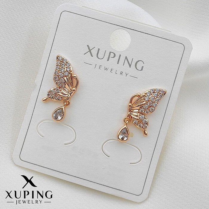 گوشواره پروانه آویزدار ژوپینگ