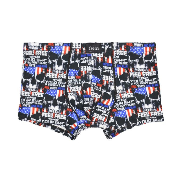 شورت پادار مردانه کولسی مدل Feel Free-4C0368 مشکی