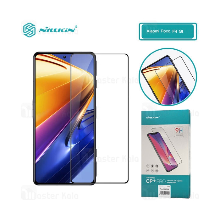 گلس تمام صفحه تمام چسب نیلکین Xiaomi Poco F4 GT Nillkin CP+ Pro