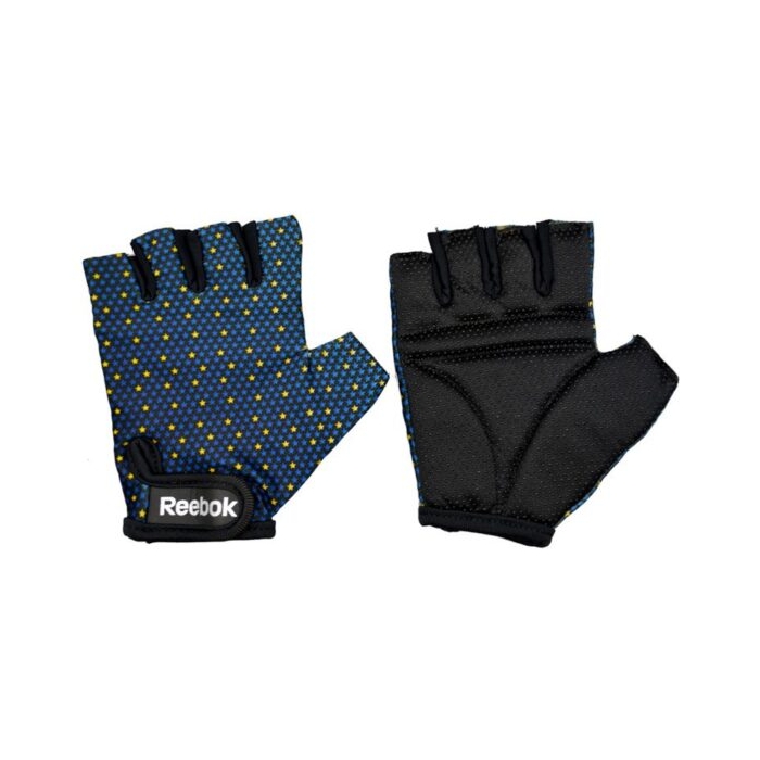 دستکش بدنسازی زنانه ریباک مدل Star-10093 آبی