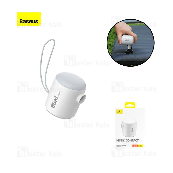 پمپ باد شارژی بیسوس Baseus CG017 PocketGo Air Pump C11157700221-00