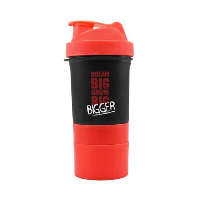 شیکر ورزشی سه تیکه  بد اس مدل Bigger ظرفیت ۰.۴ لیتر