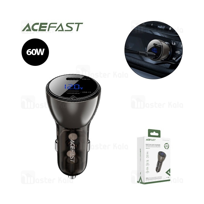 شارژر فندکی ایس فست ACEFAST B10 توان 60 وات