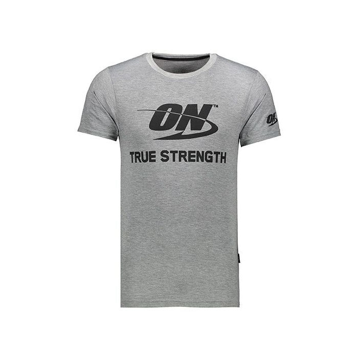 تیشرت ورزشی مردانه اوپتیموم نوتریشن GB طوسی