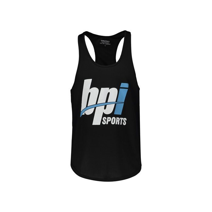 رکابی بدنسازی مردانه BPI مدل لانگ P مشکی