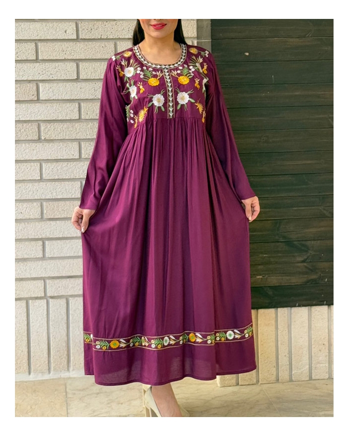  پیراهن ساحلی گلدوزی کاکتوس 6137