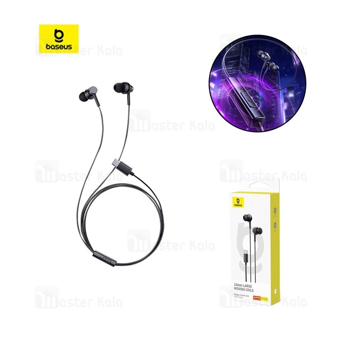 هندزفری سیمی Type C بیسوس Baseus CZ11 Encok Large Moving Coils A00164300113