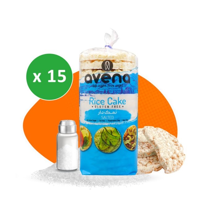 پکیج سیس رایس اونا رژیمی طعم نمک دار کارتن ۱۵ بسته ای