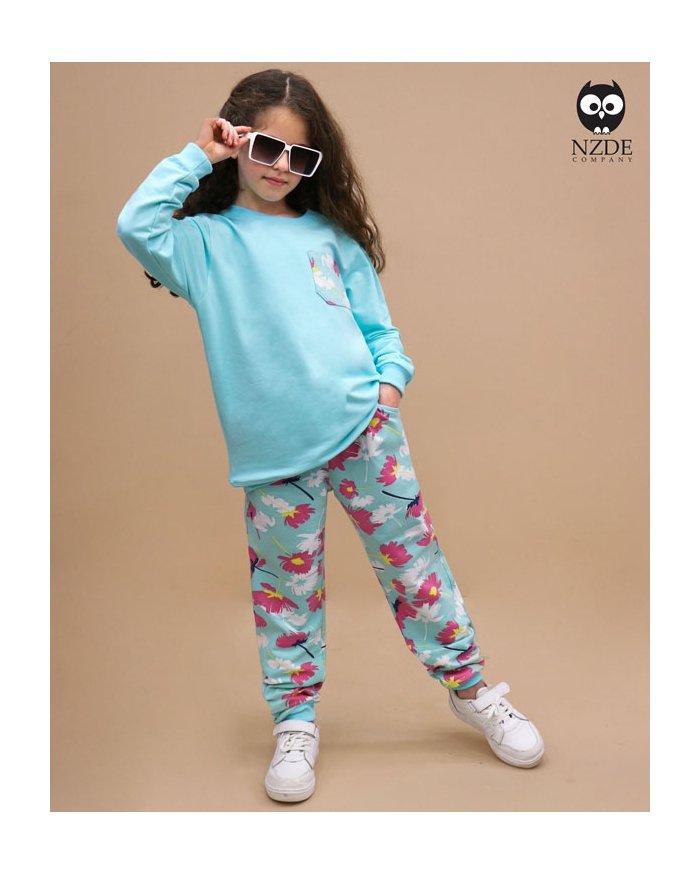 بلوز شلوار گلدار NZDE