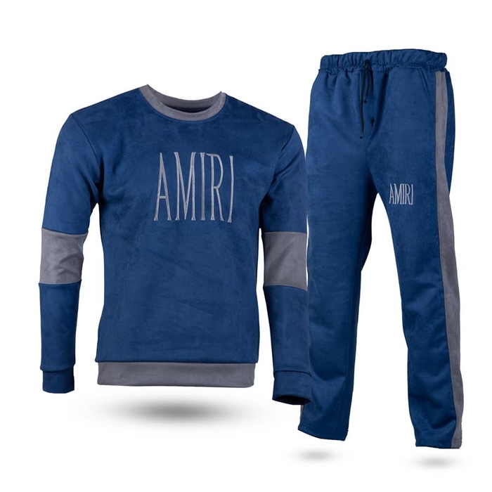 ست بلوز و شلوار مردانه Amiri_NavyBlue مدل 2981