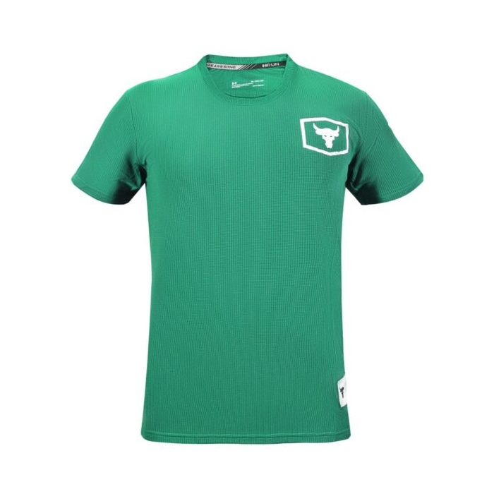 تیشرت ورزشی مردانه آندر آرمور مدل Rock-Sweat 256 سبز