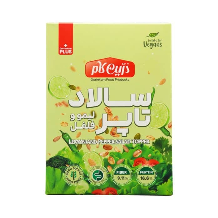 سالاد تاپر درین کام طعم کرانچی لیمو و فلفل ۲۰۰ گرمی