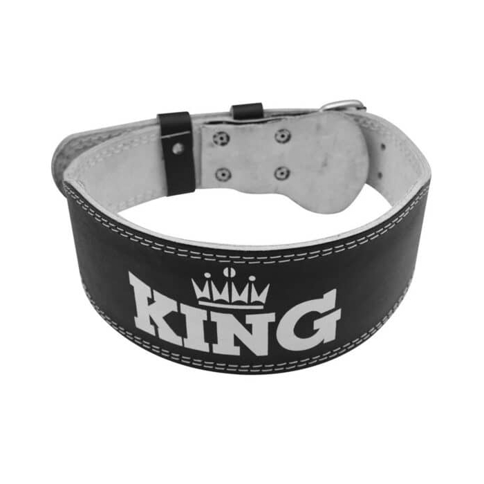 کمربند بدنسازی کینگ مدل Narrow-2021 سگکی مشکی