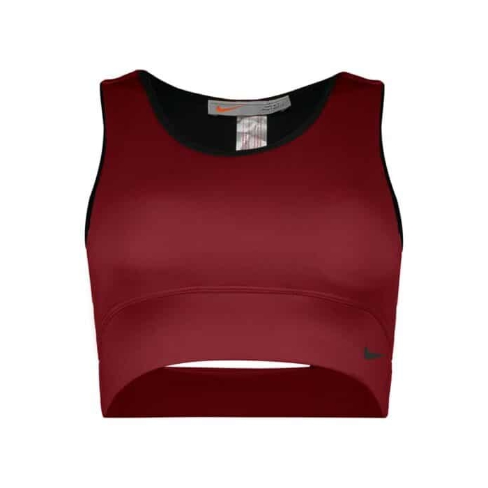 نیم تنه ورزشی زنانه نایک مدل ADNK-SIPM13990 زرشکی