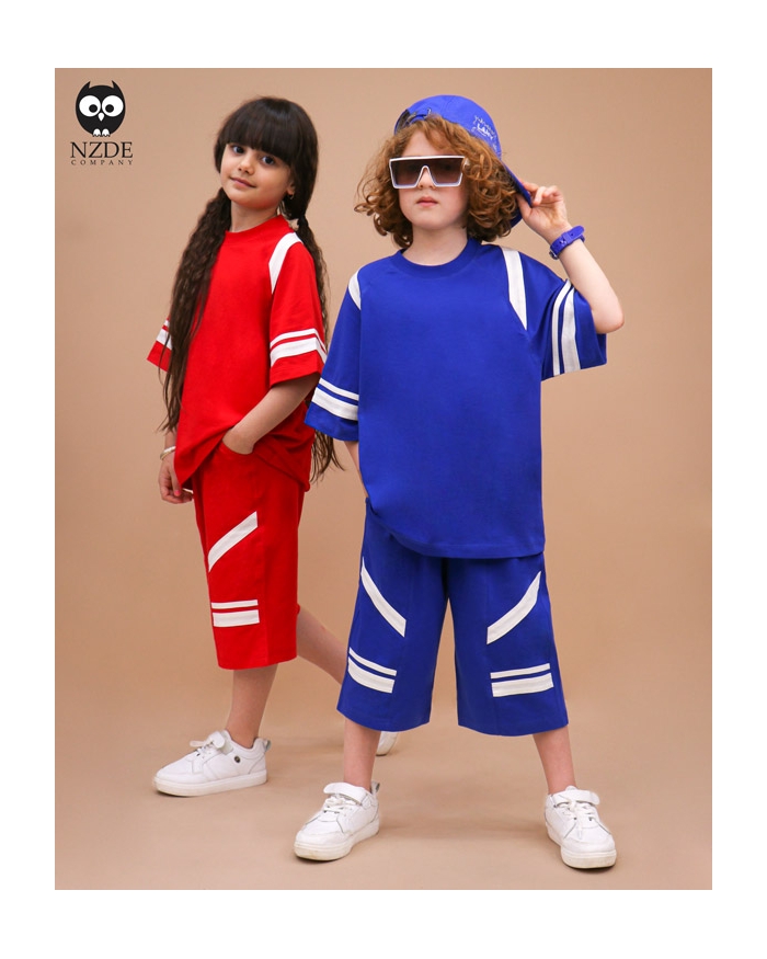 تیشرت شلوارک بگ استایل Sport Line NZDE