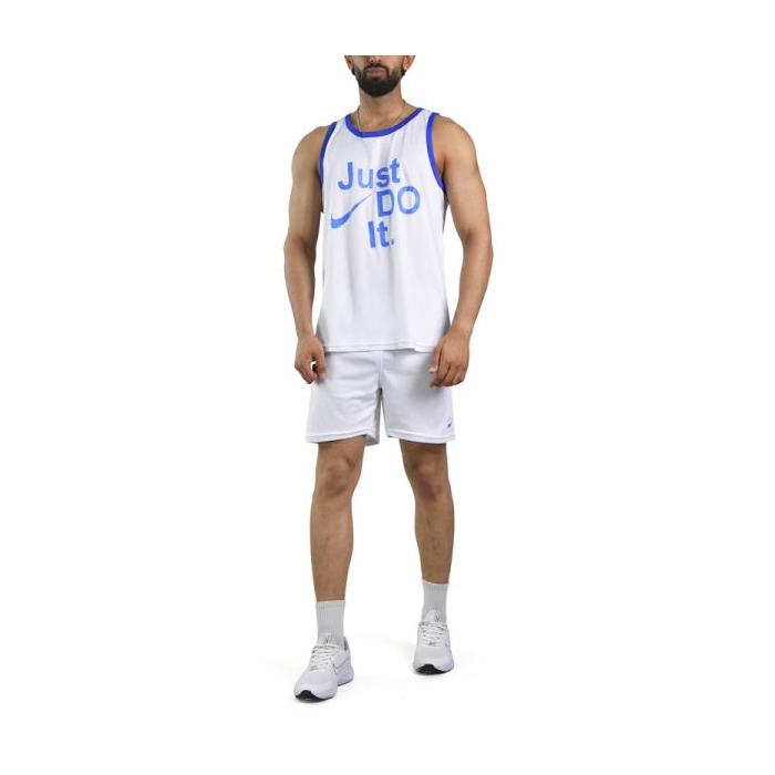 ست رکابی و شلوارک ورزشی مردانه نایک مدل PY-JDI-4C0448 سفید