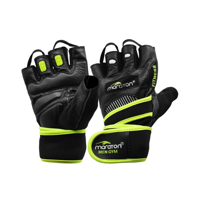 دستکش بدنسازی ماراتن مدل Fitness-402P950 فسفری