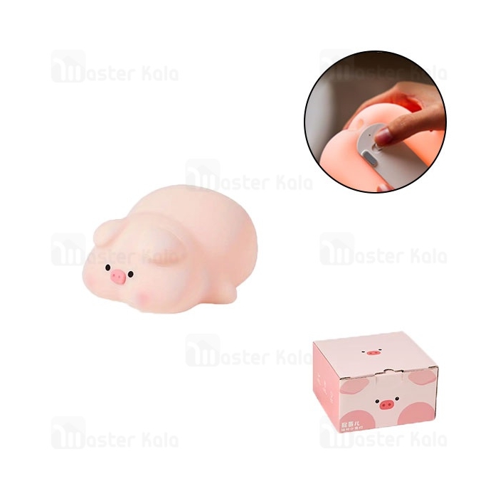 چراغ خواب سیلیکونی فانتزی Pig Silicone Lamp K-1158 طرح خوک